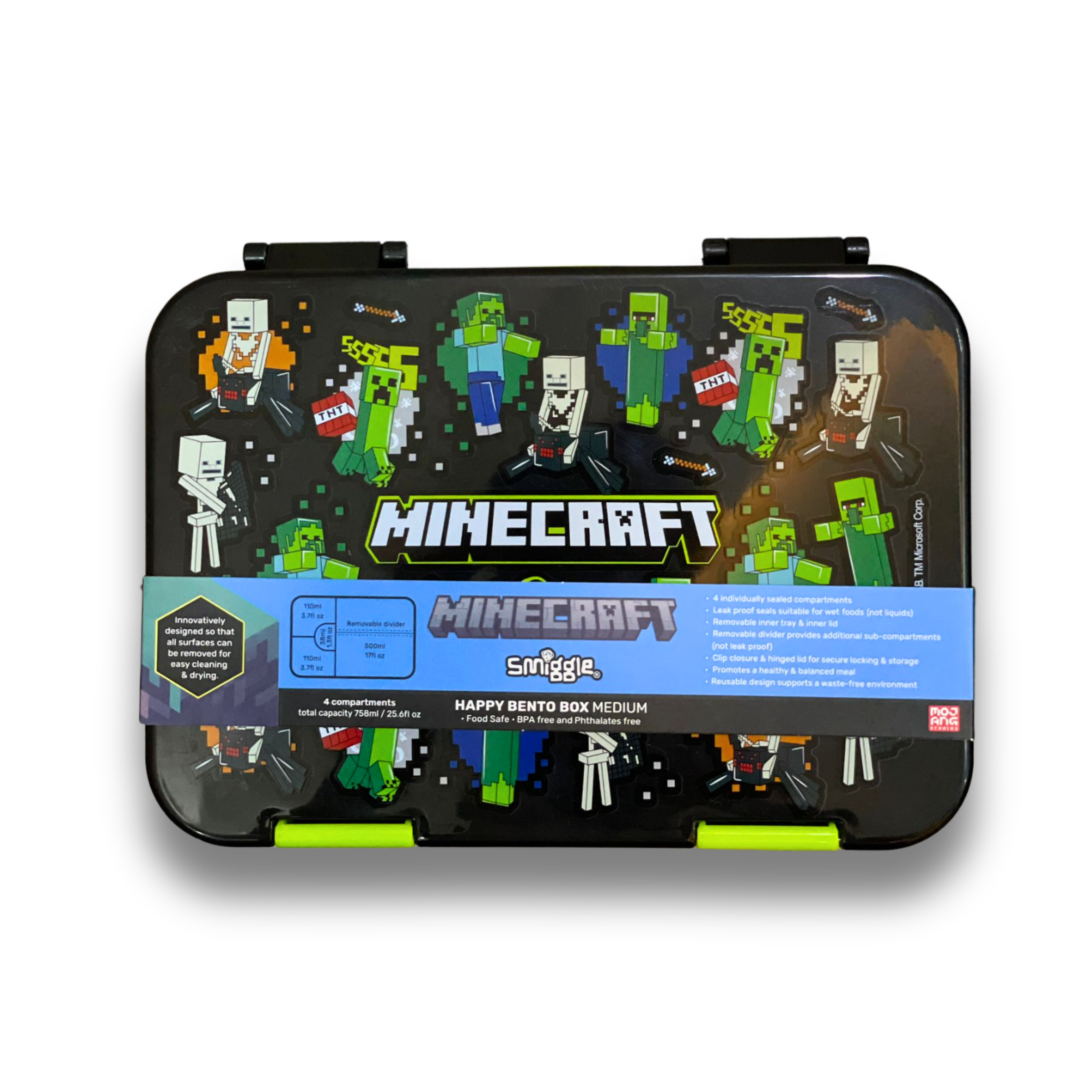 Boite à goûter minecraft bento box